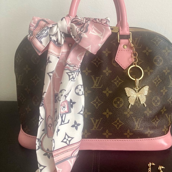 Authentic Louis Vuitton Alma bag pink - Picture 1 of 9
